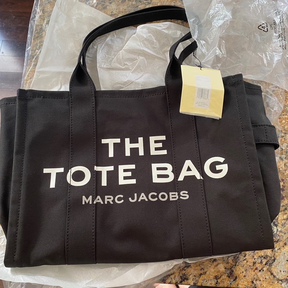 Tall black Marc Jacobs ‘The Tote Bag’